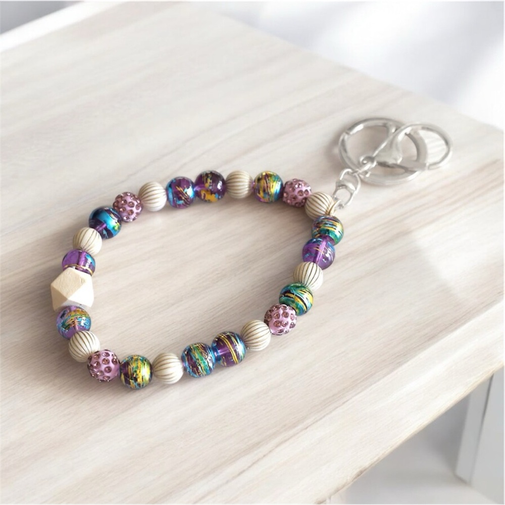 New Beautiful Beaded Keychain